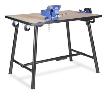 Armorgard Folding Workbench c/w Vices
